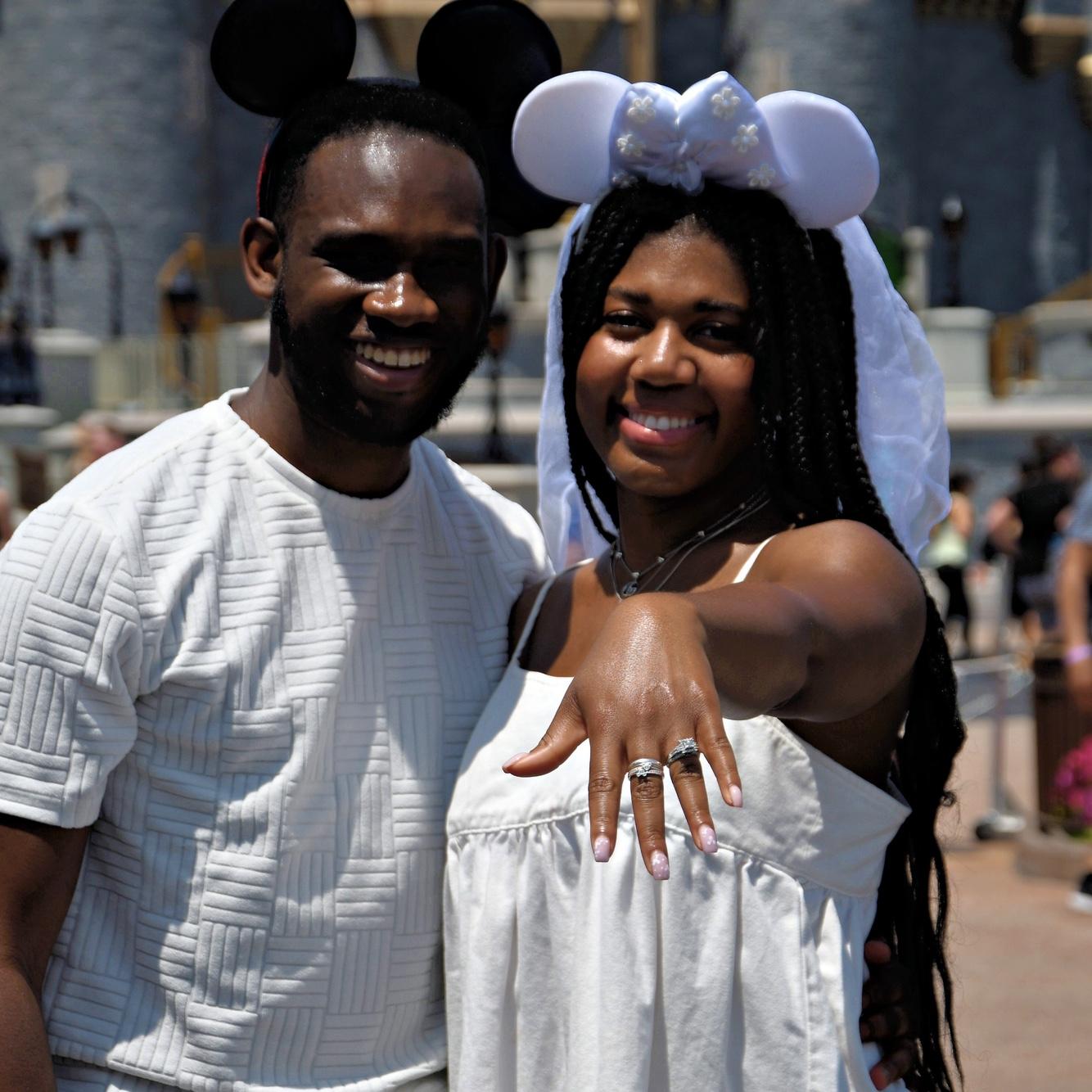 Disney engagement shoot