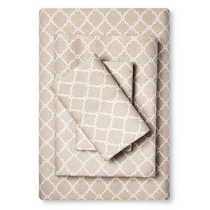 Bretwork Geometric Cotton Percale Sheet Set