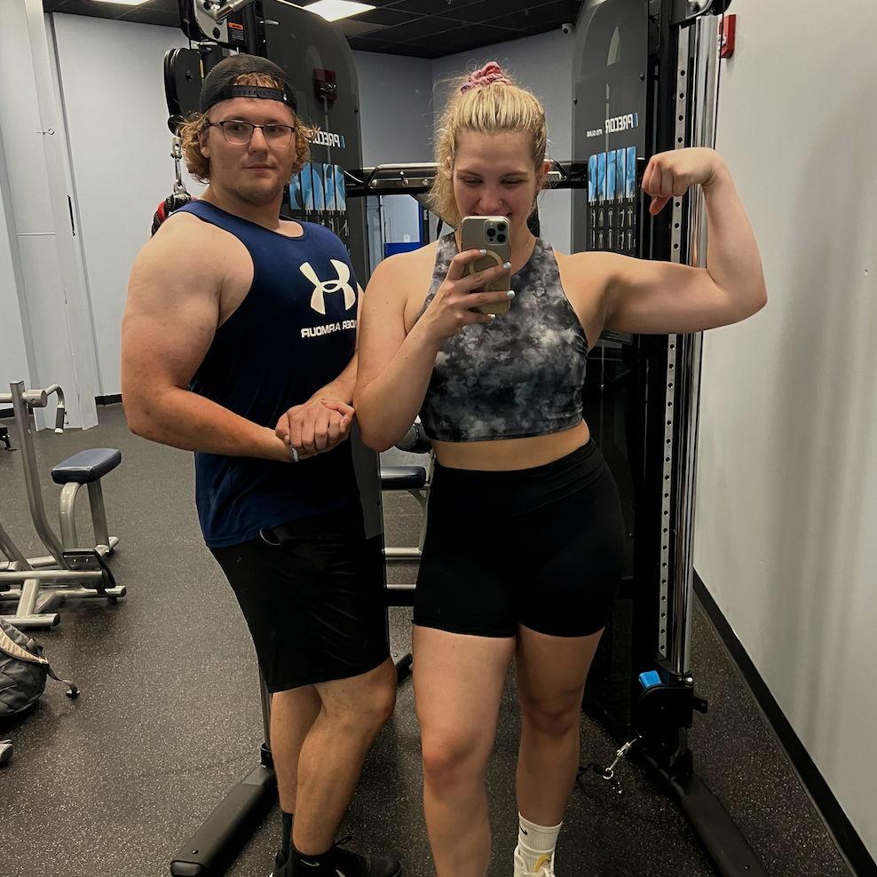 Our First Gym Date, August 2022