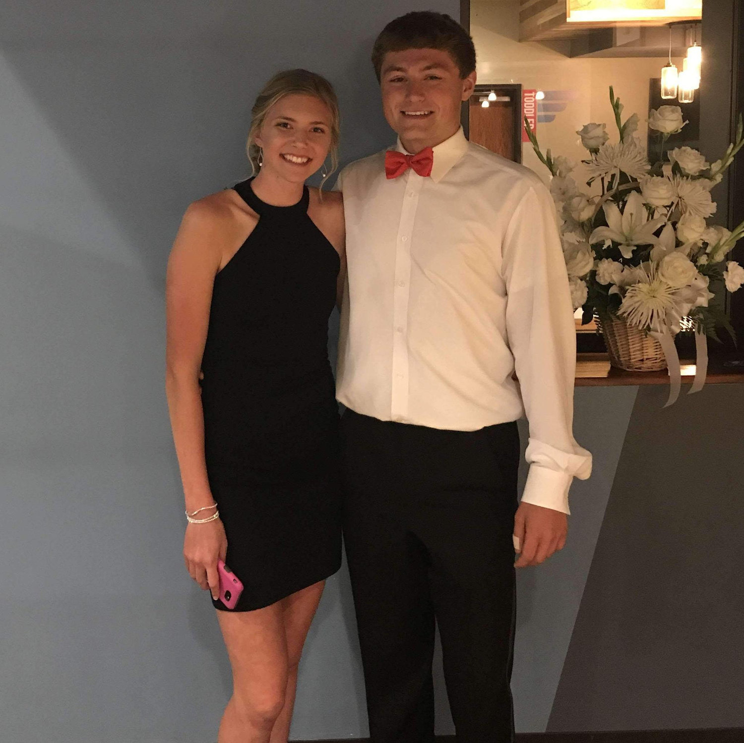 2018- Our first photo together at homecoming