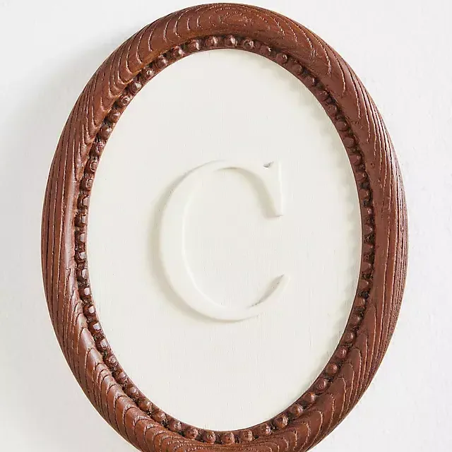 Emery Wood Monogram Gallery Wall Charm