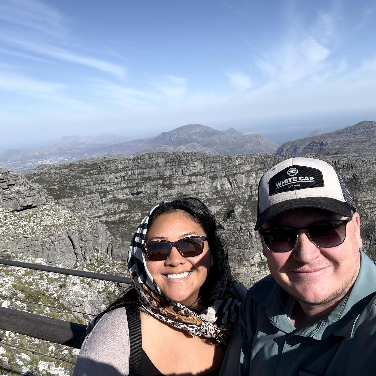 🇿🇦 Top of Table Mountain, Cape Town, South Africa ⛰️