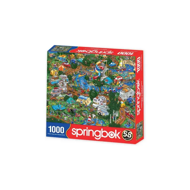 Springbok Camping World Jigsaw Puzzle - 1000pc