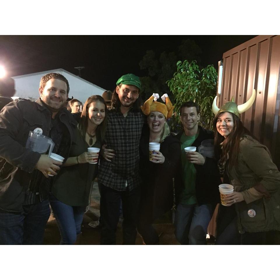 Feeling their best at Wurst Fest with Brooke and Reagan