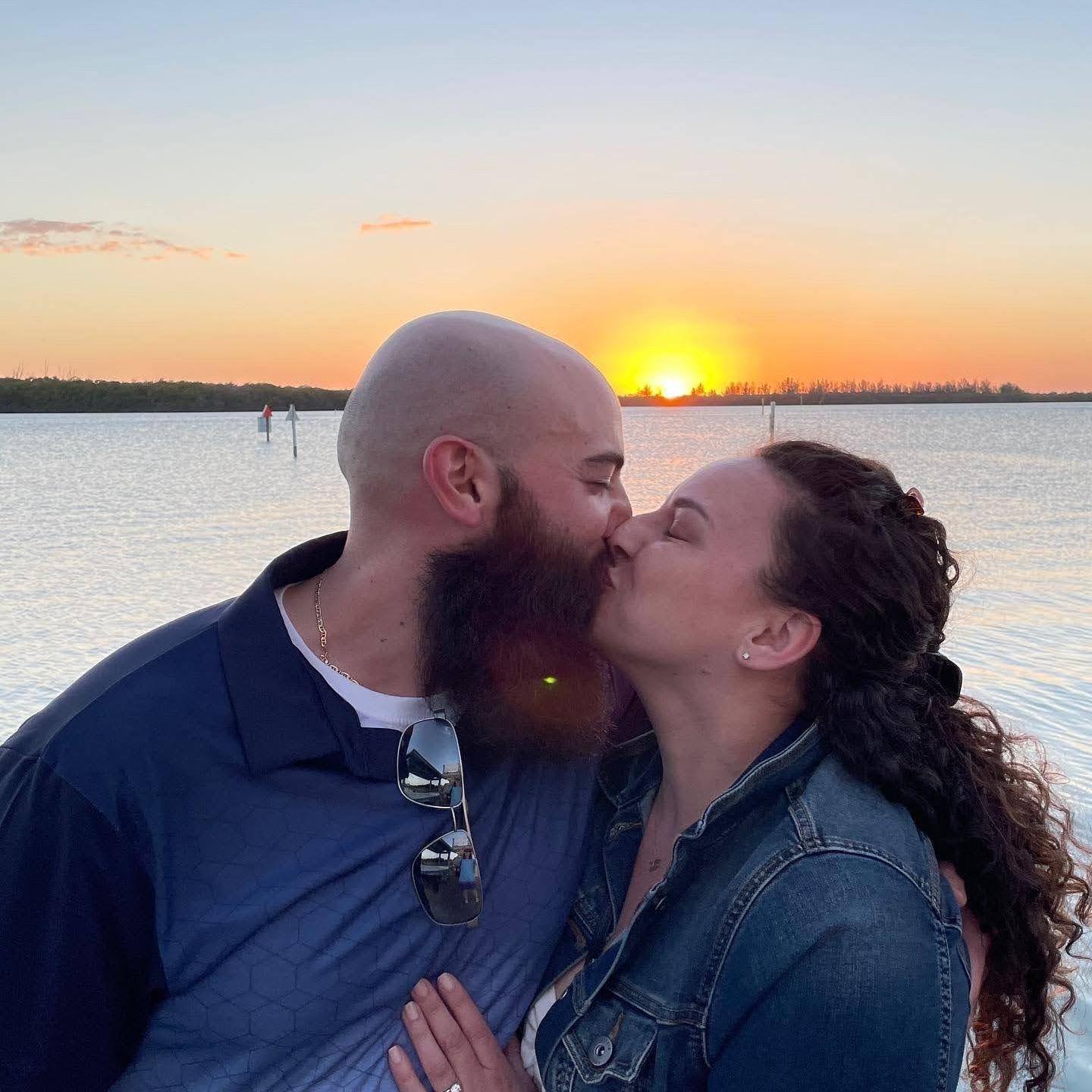 Just after Holly said  "Yes"!