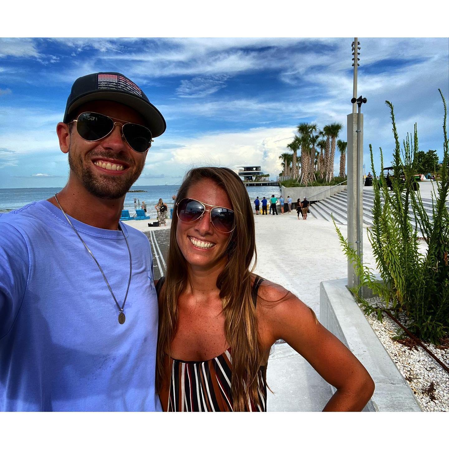 Enjoying our first time at the brand new St. Pete Pier in Summer 2020!  So nice to escape quarantine!