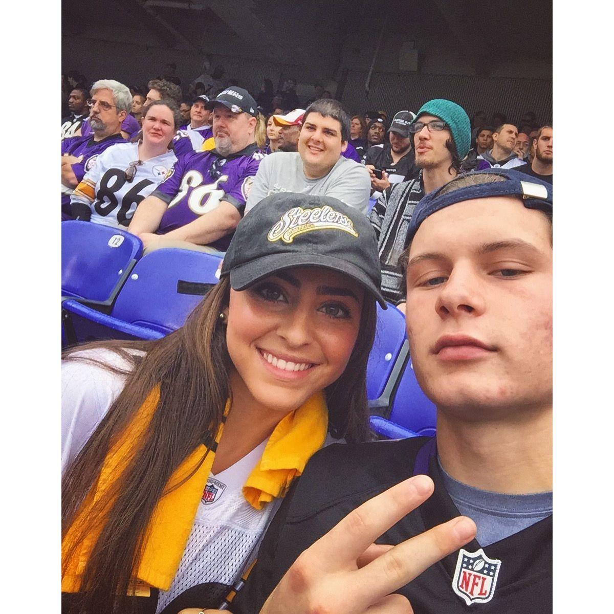 The Steelers vs. Ravens game where we became boyfriend and girlfriend in 2015.