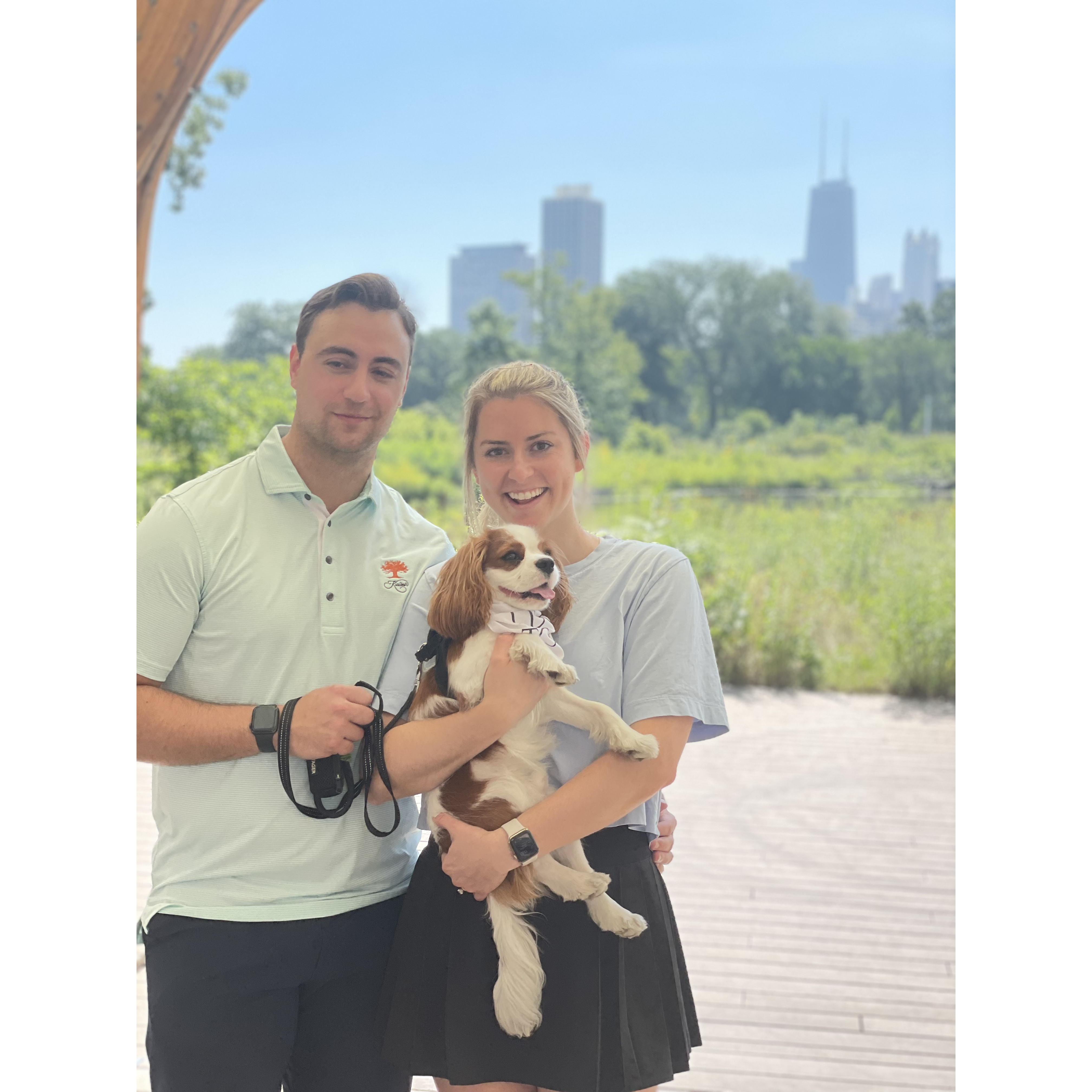 Post-proposal featuring Louie :)