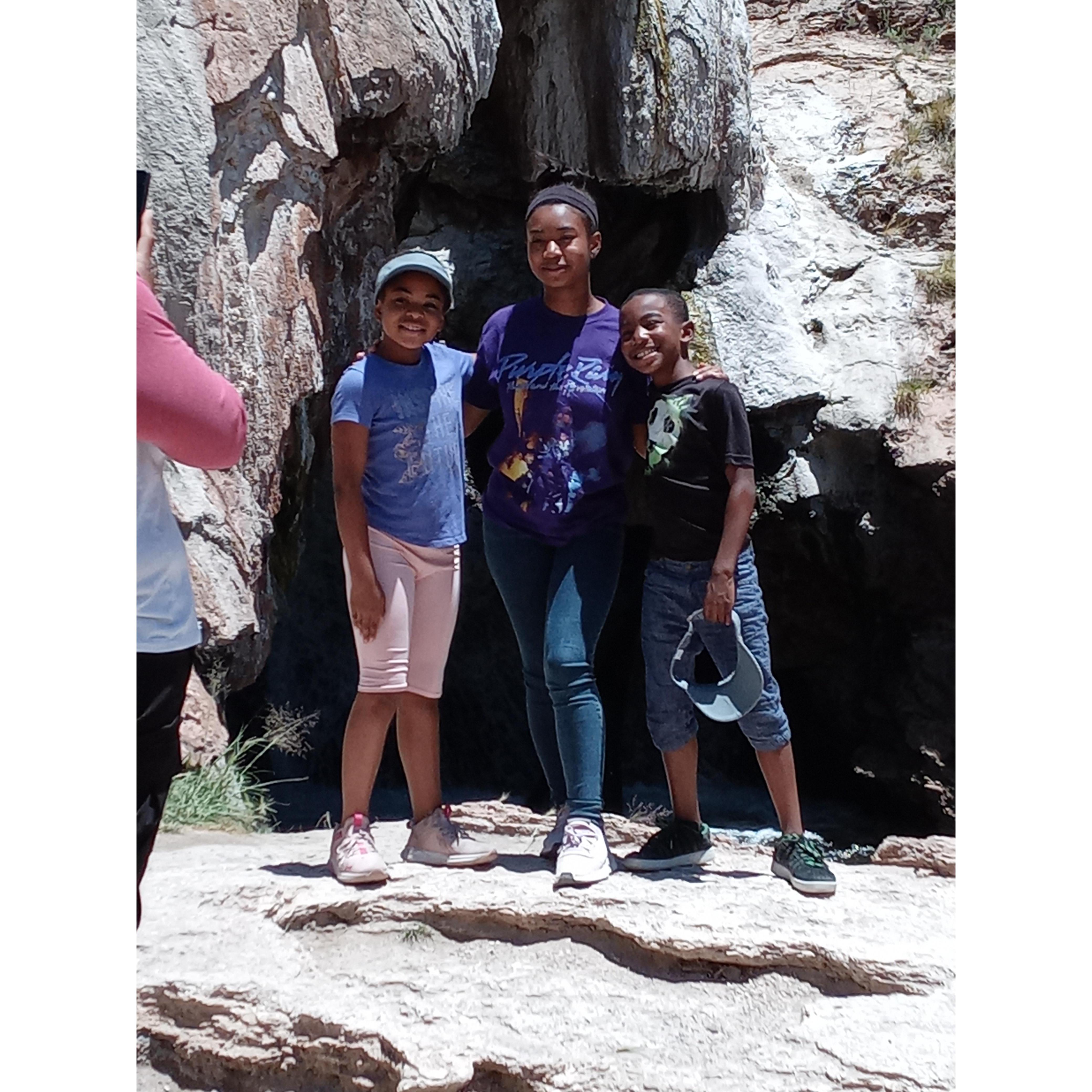 Took the kids to the mountains