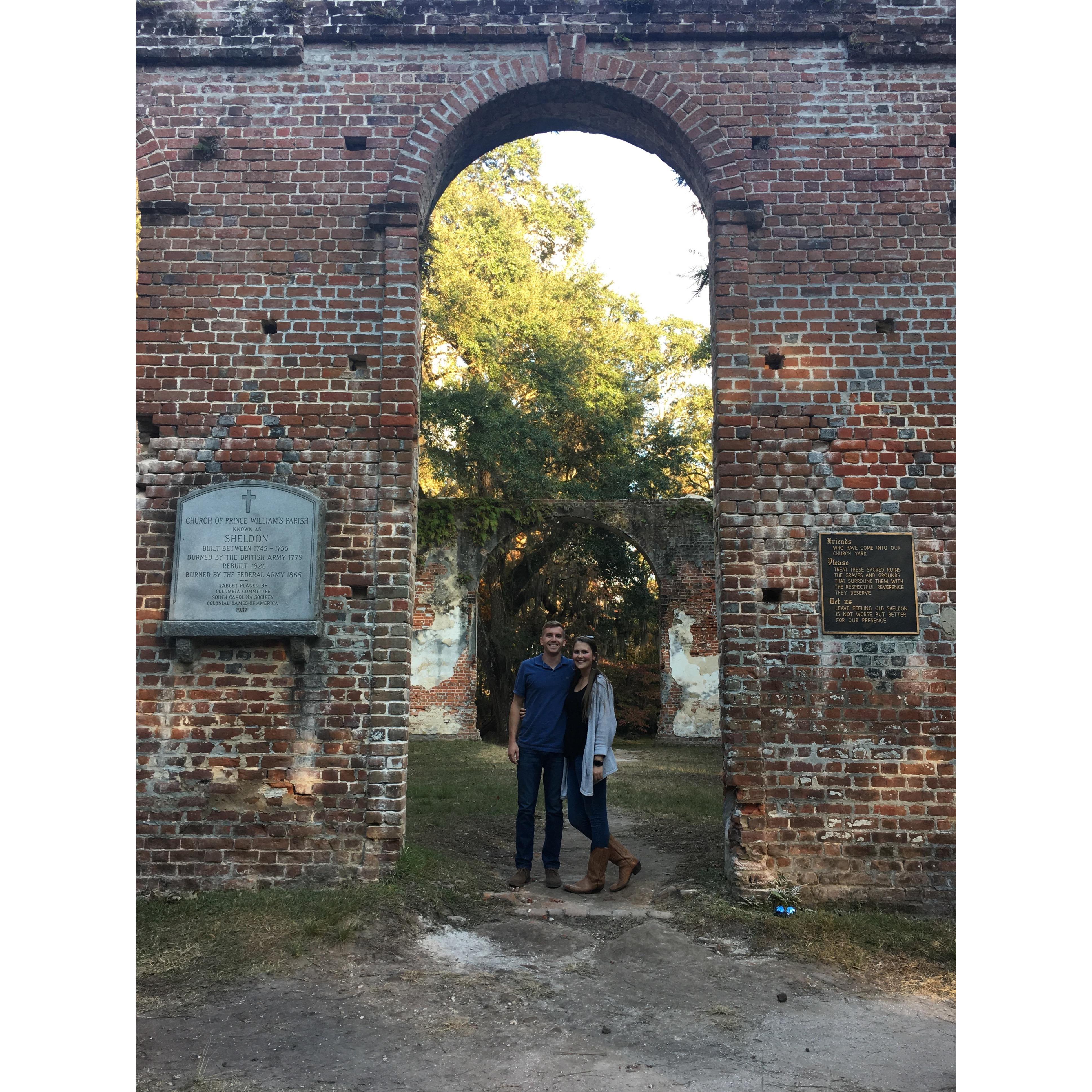Our first Thanksgiving together.