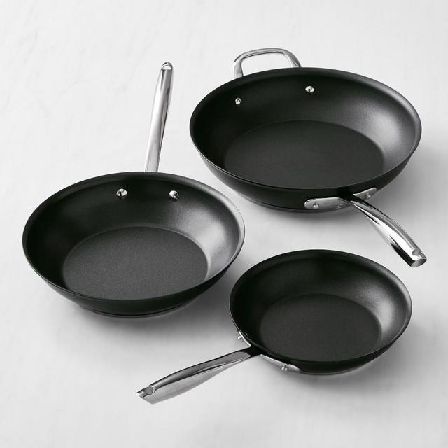 Williams Sonoma Thermo-Clad Induction Nonstick 3-Piece Fry Set