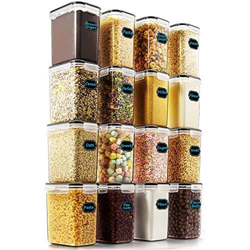 20 PC/Small Size Chef's Path Airtight Food Storage Containers Set - 1.6L/  54oz