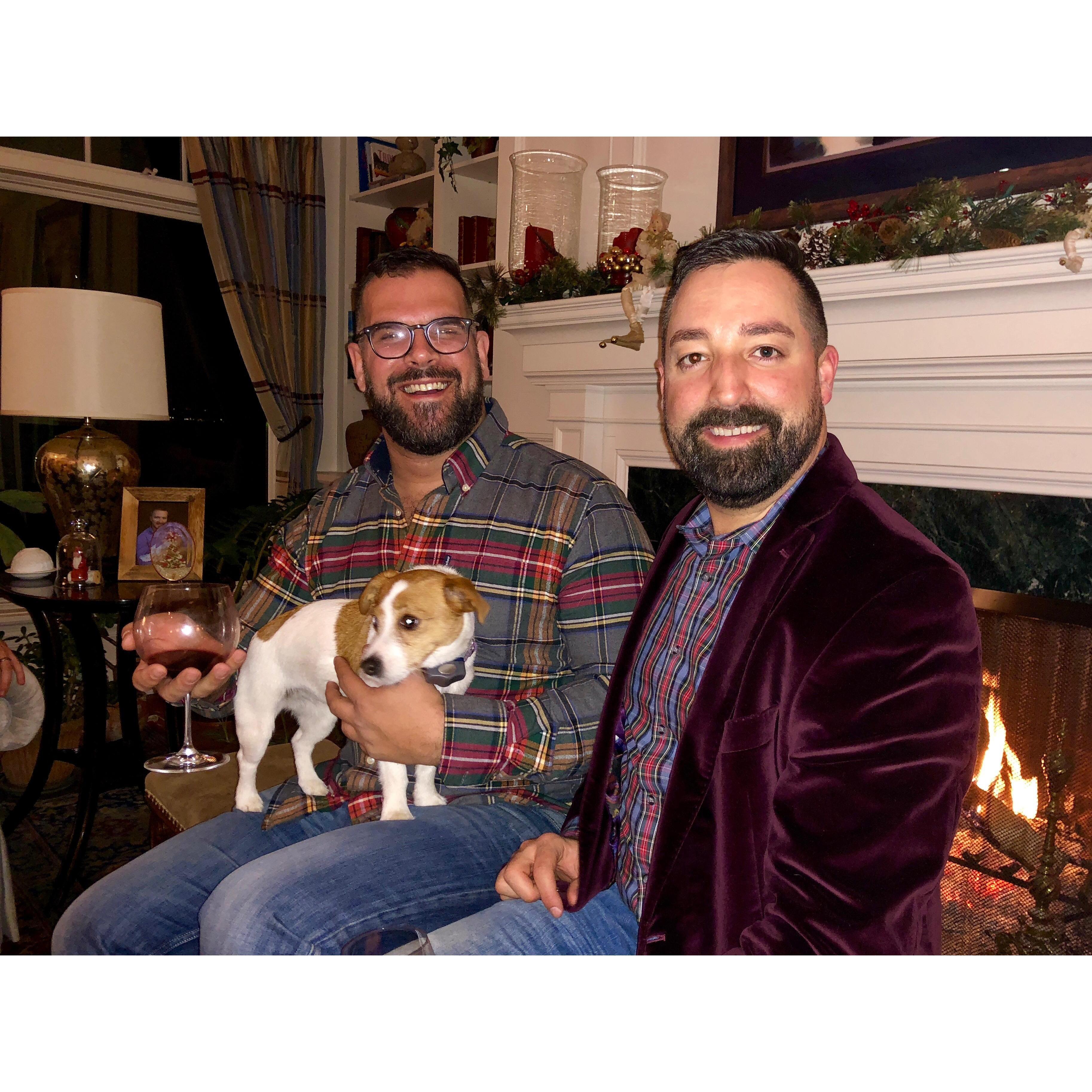 Happy during the holidays.