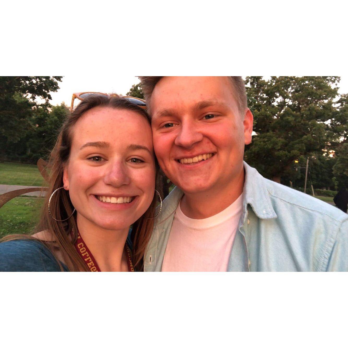 Our first date