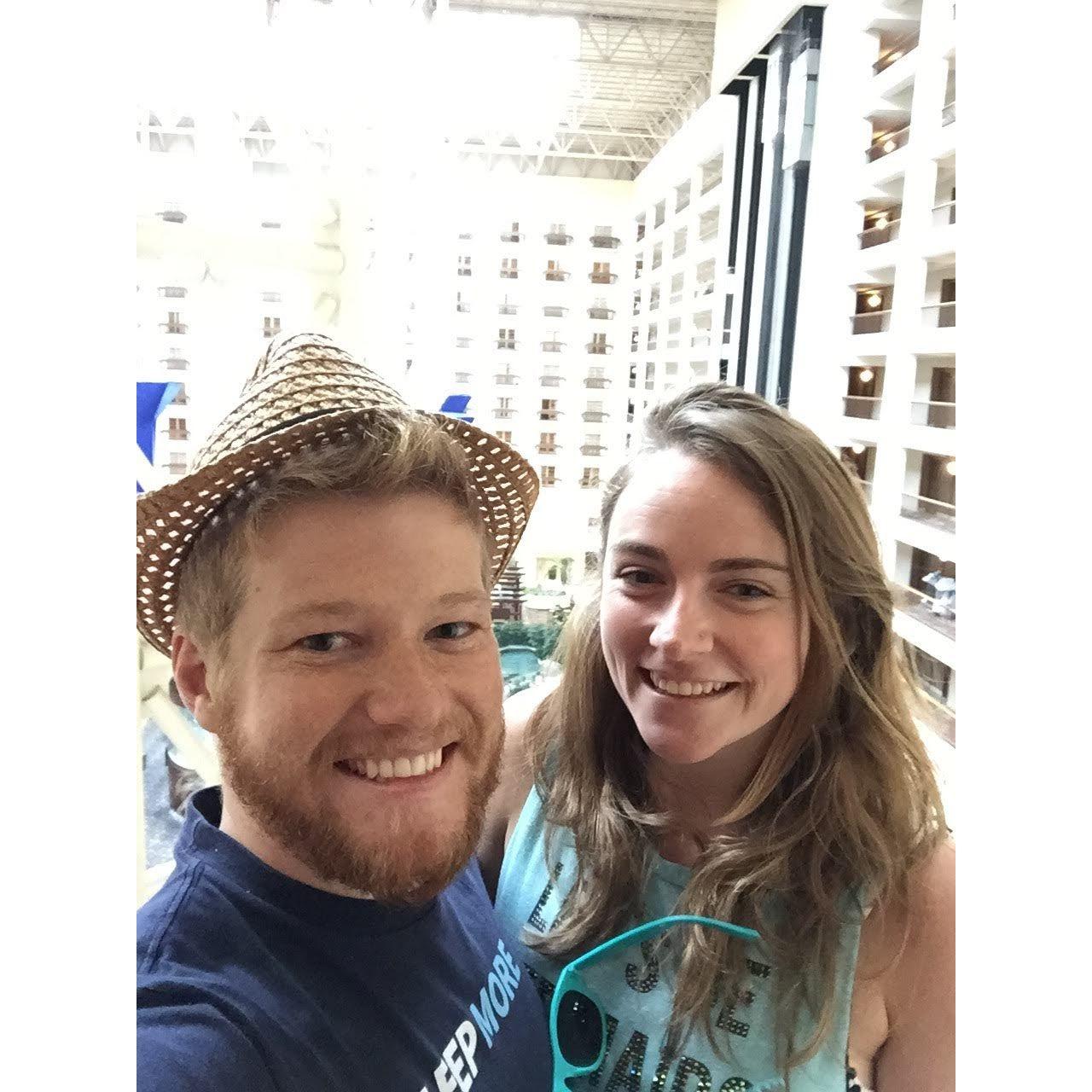 Our first trip to Florida together! Excited to travel together and just be ourselves