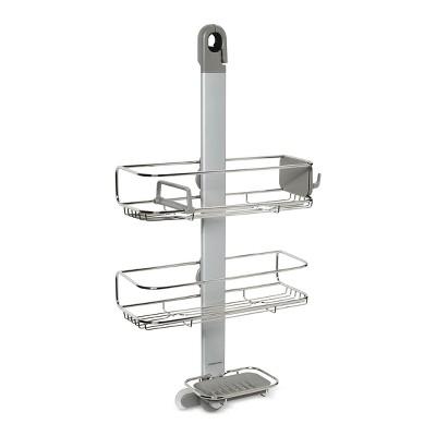 Adjustable Shower Caddy Silver - simplehuman