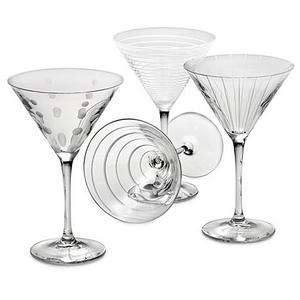 Mikasa® Cheers 10 oz. Martini Glasses (Set of 4)