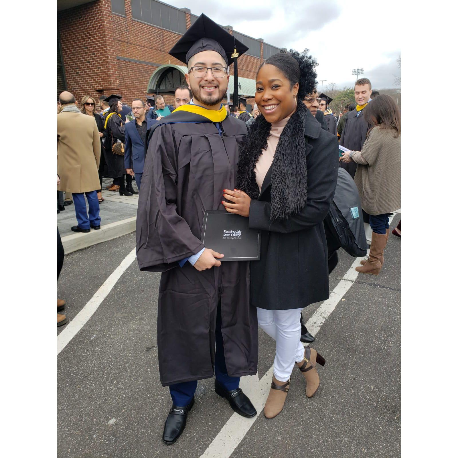 His graduation in December 2019