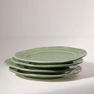Set of 4, The Glenna Italian Earthenware Dinner Plates