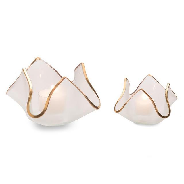 Annie Glass Extra Large Handkerchief Votive