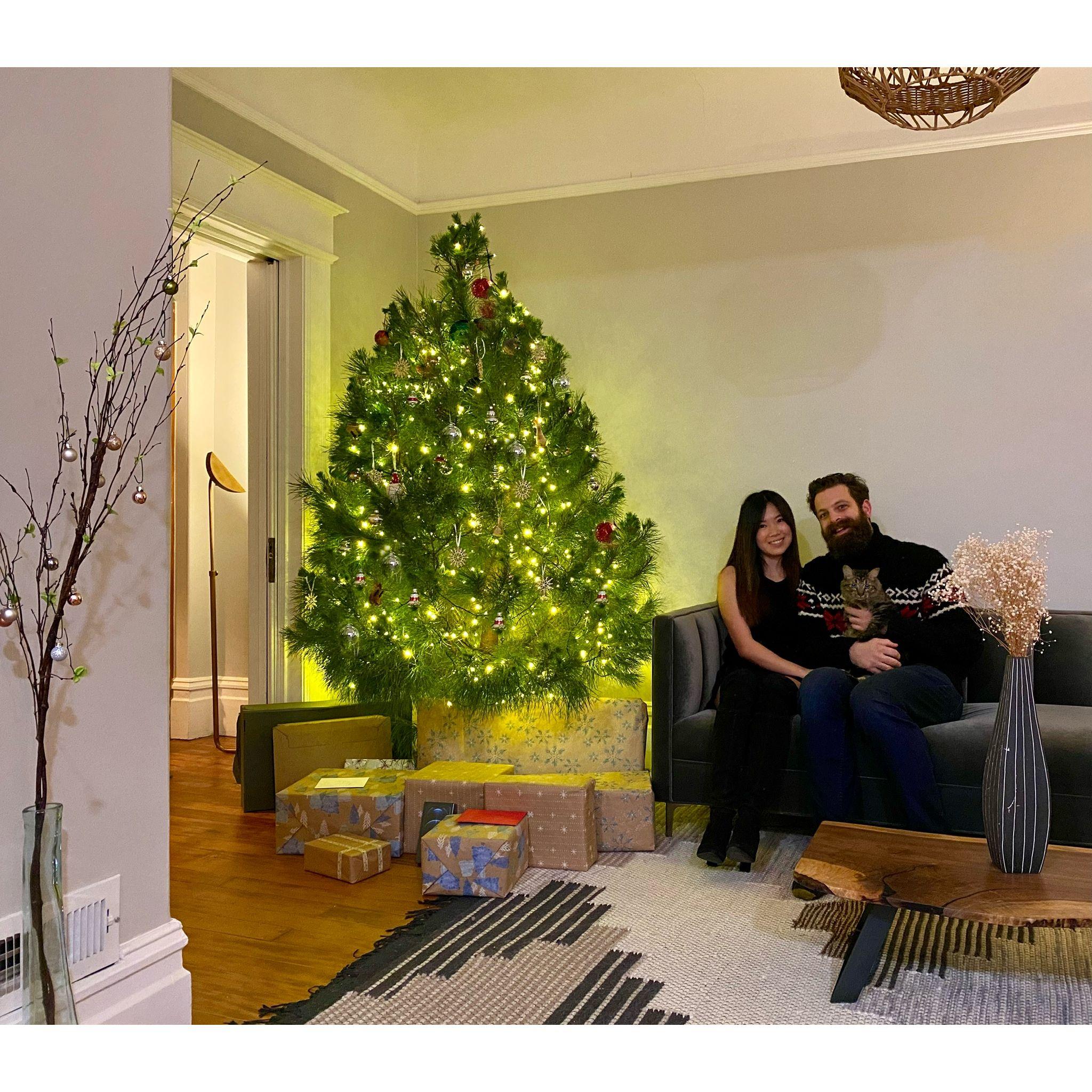First Christmas with Olga, Dec 2020