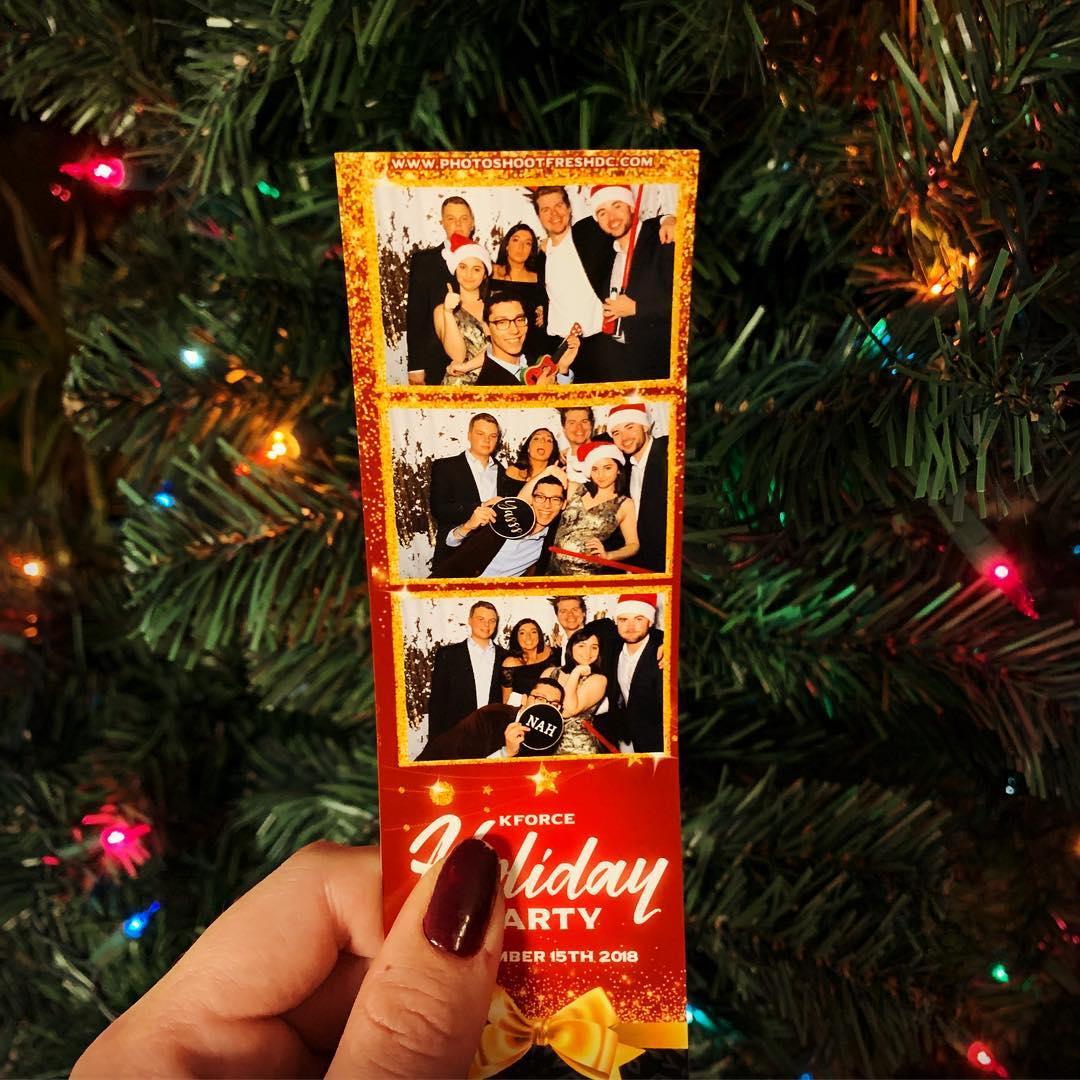 Chandler and Emily's first company Christmas party! -2018