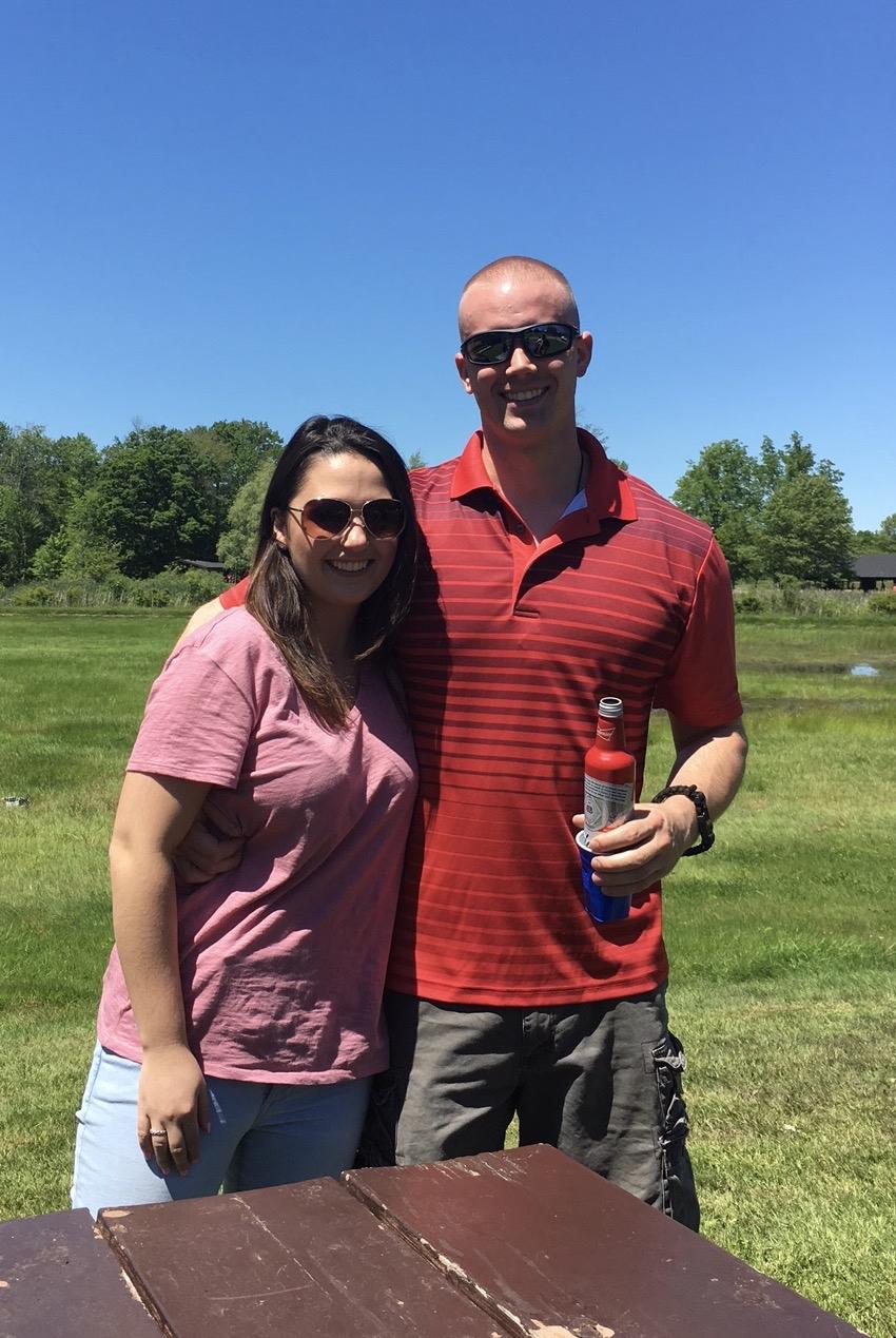 Our very first photo as a couple!!