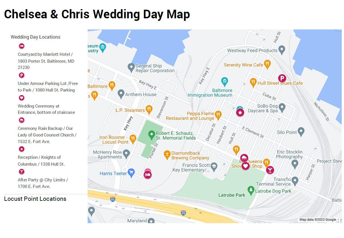 The Wedding Website of Chelsea Minor and Christopher Palazzi