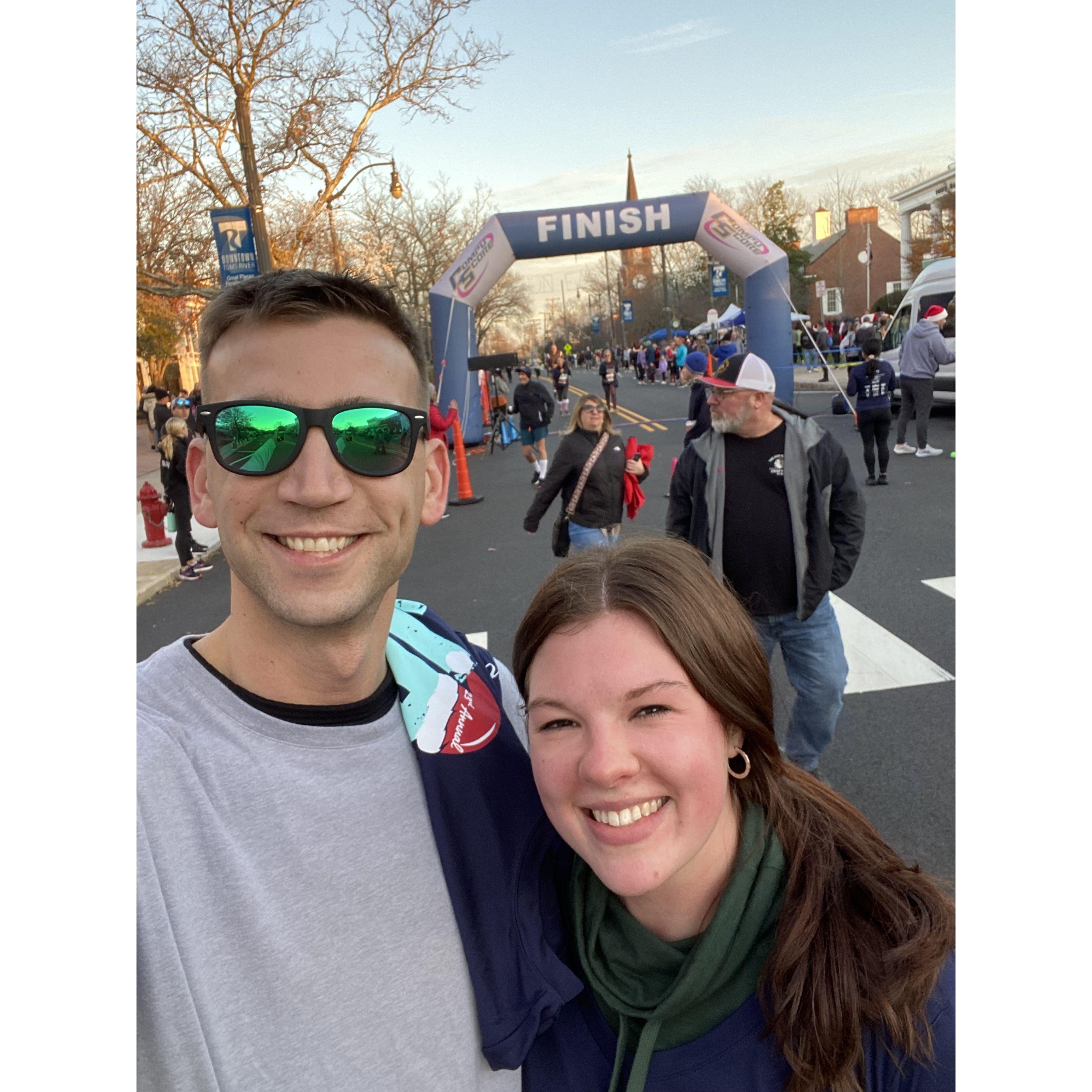 Our first Jingle Bell Run!