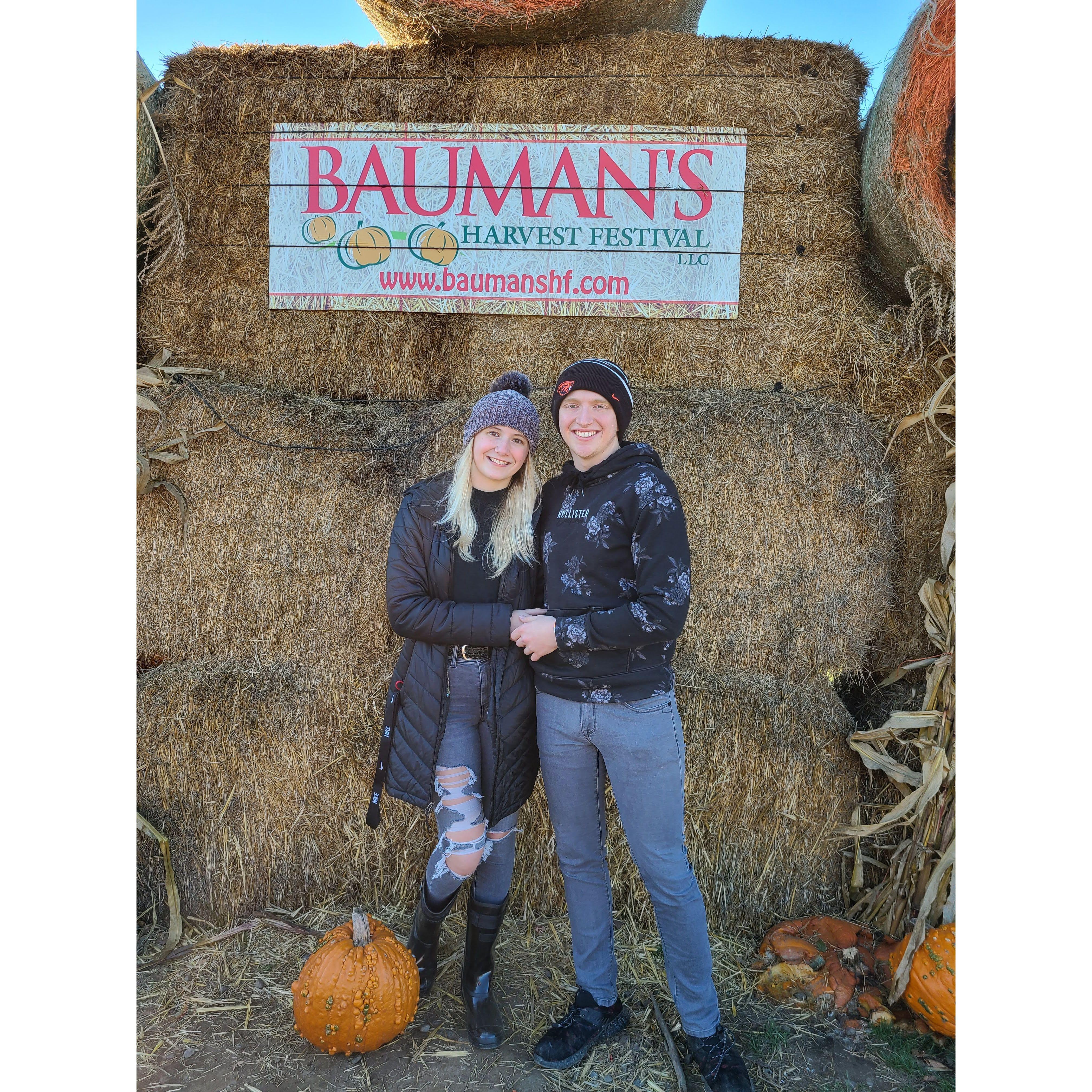 Our first pumpkin patch outing!