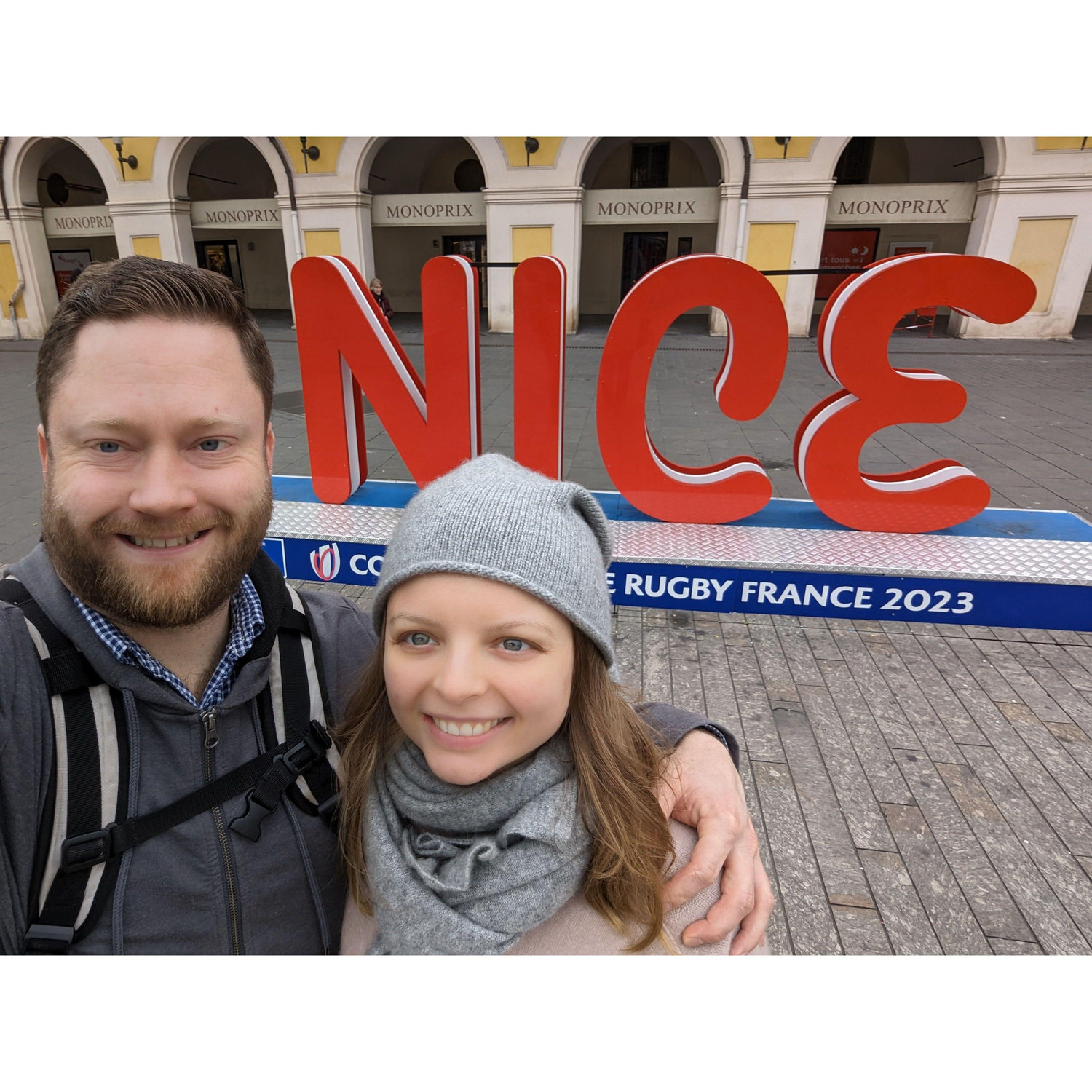 Having a nice time in Nice.