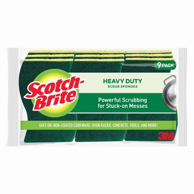 Scotch-Brite Heavy Duty Scrub Sponge - 9pk