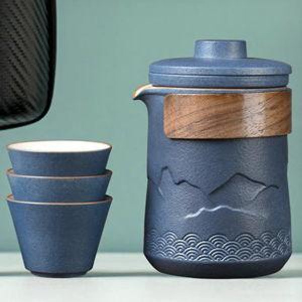 Mountain and Sea Compact Tea Set
