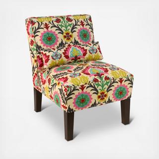 Desert Flower Armless Chair