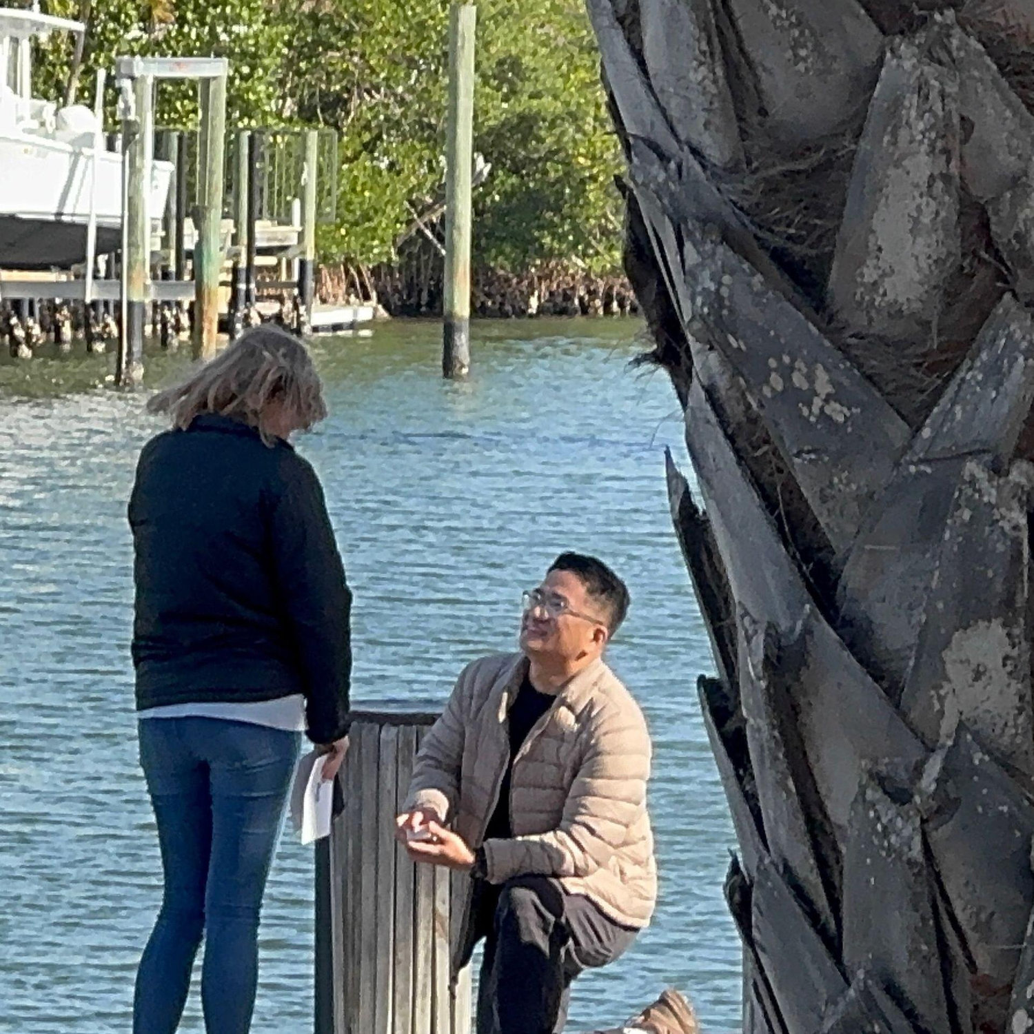 She said YES!