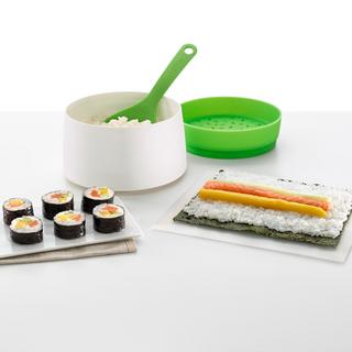 Microwavable Rice Cooker & Sushi Kit