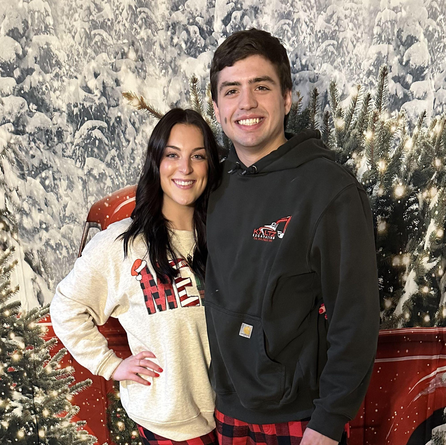 Our last Christmas as "boyfriend and girlfriend"