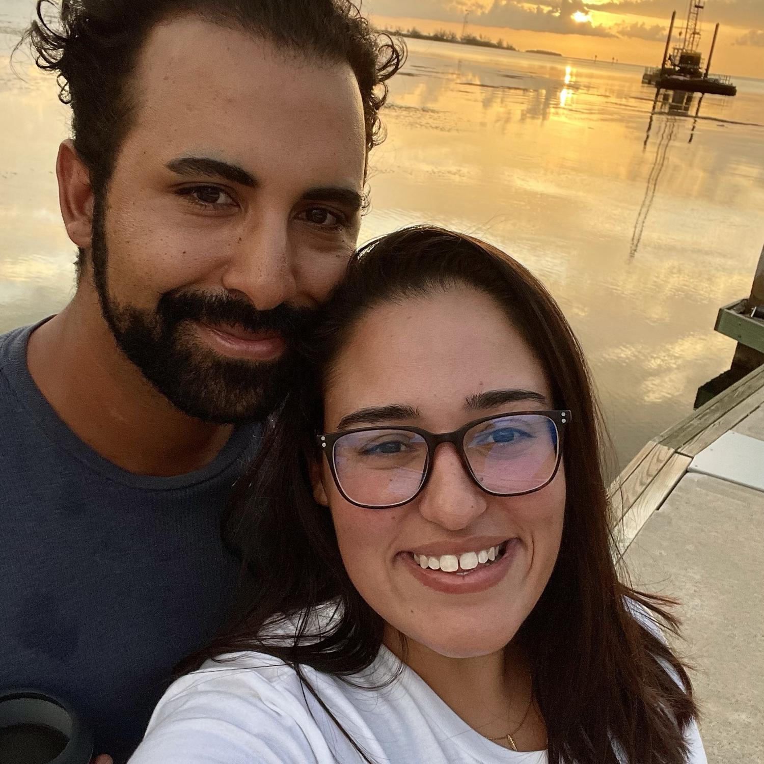 The sunset we became boyfriend and girlfriend.