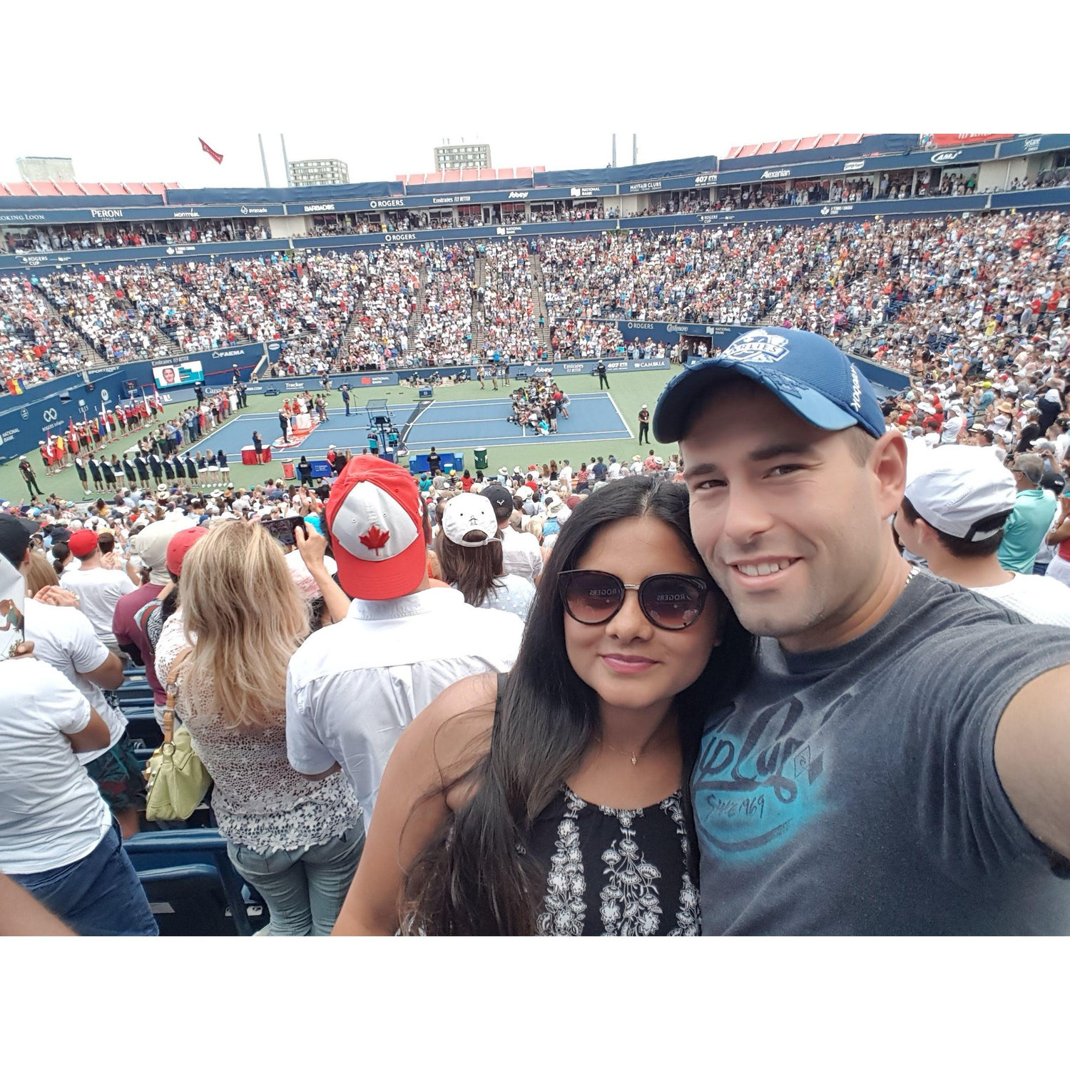 Tennis Match where we  were lucky to watch Serena Williams play ~Aug 2019