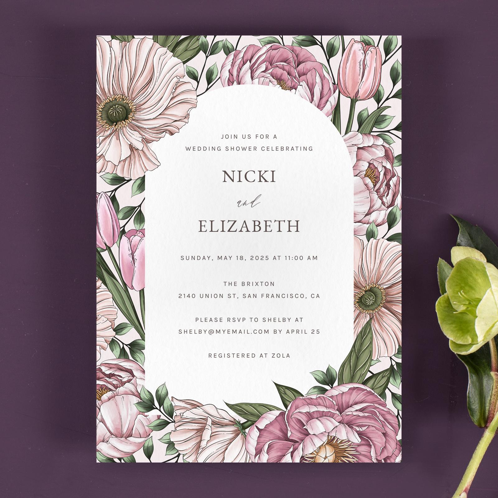 Zola Wedding & Bridal Shower Invitations Granger