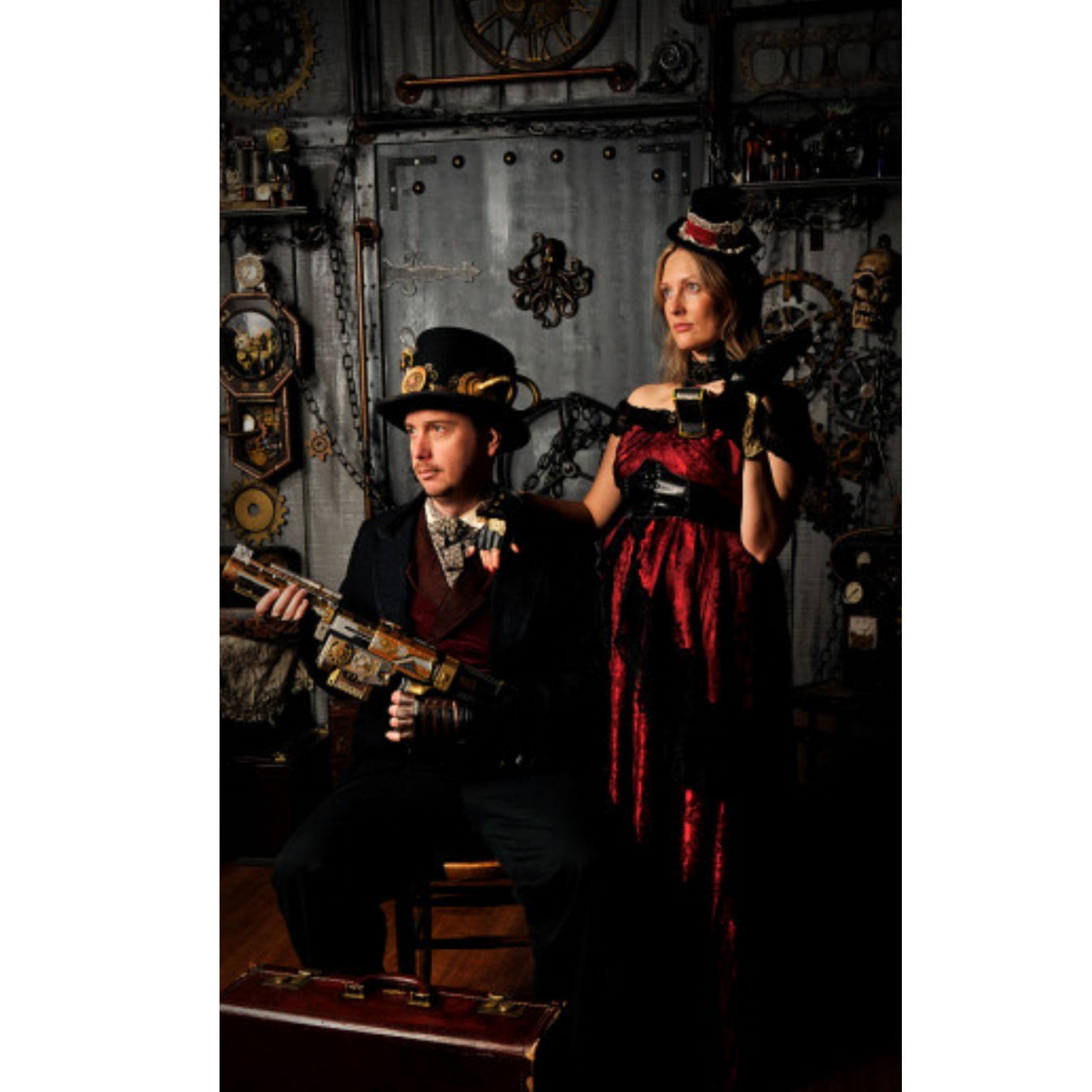 Mall Maternity Pics - Steampunk Style