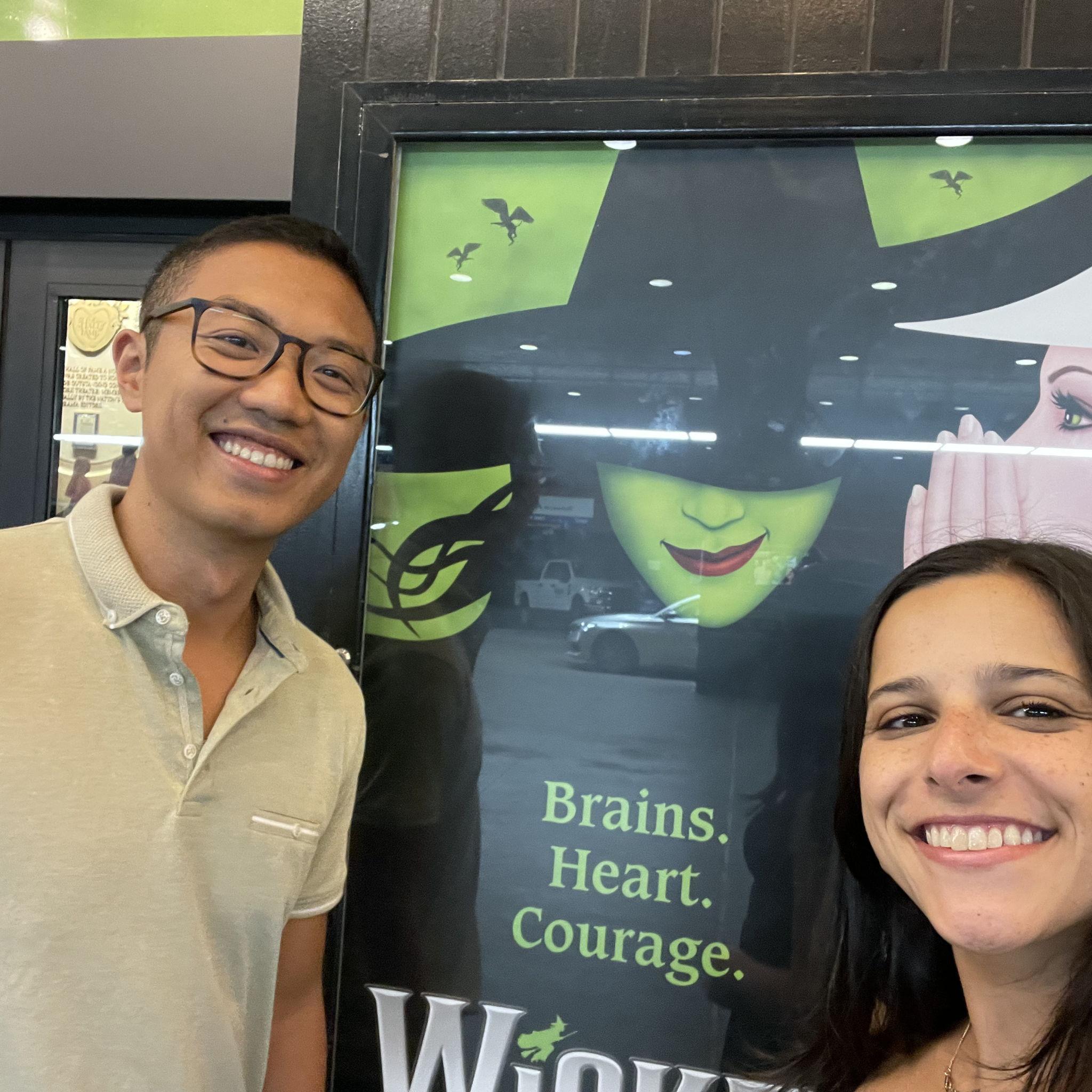 One of the 27 (and counting!) Broadway shows we've seen together