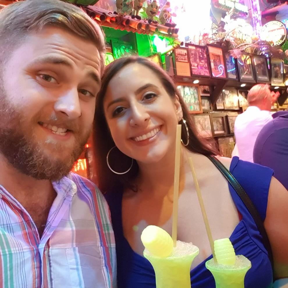 Fancy drinks in NOLA