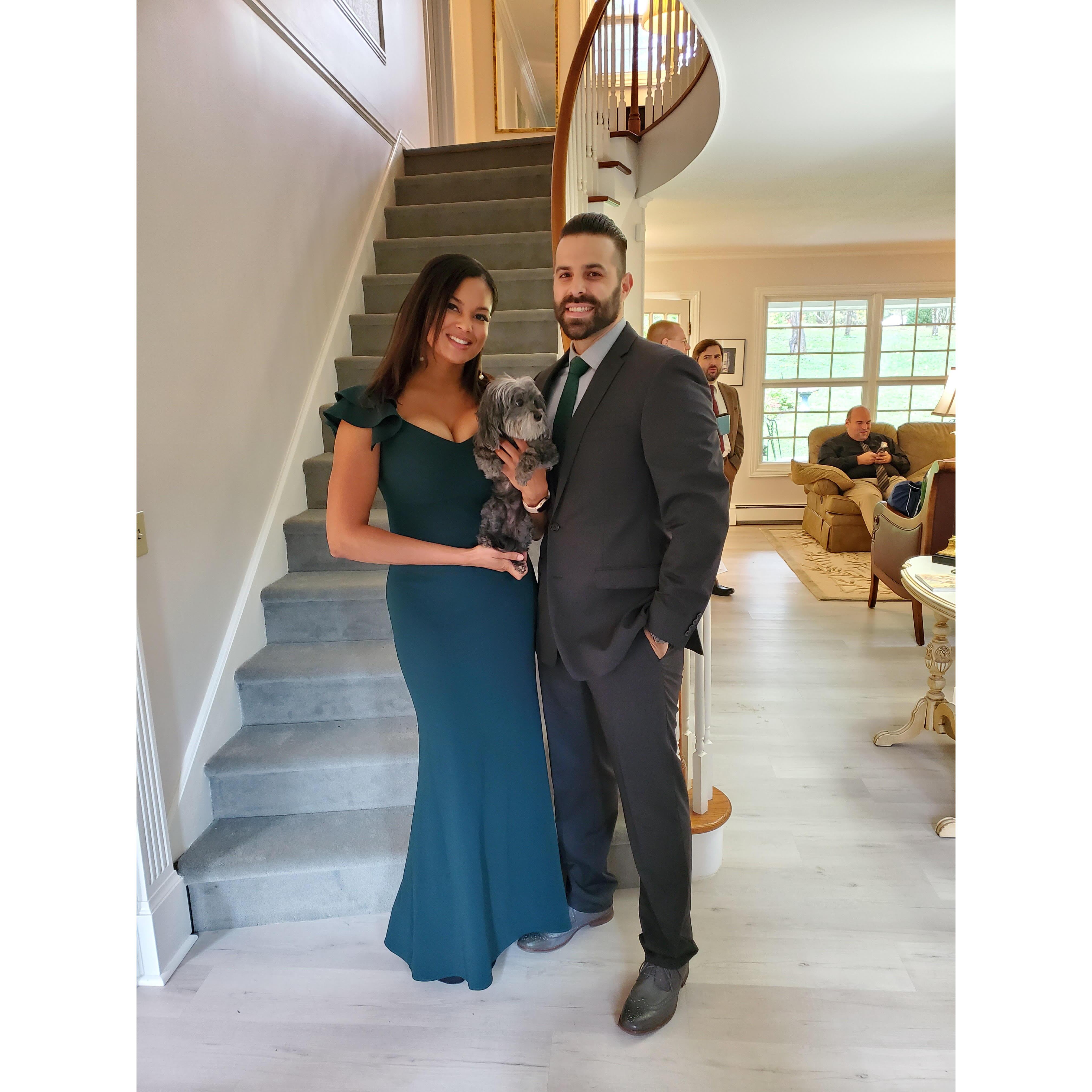 Danielle's brother's wedding in Virginia.