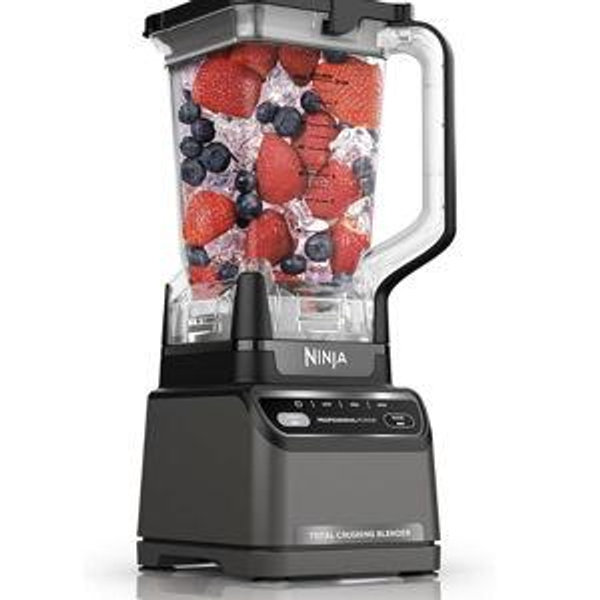 Ninja BR201AMZ Professional Blender 2.0, 1200 Watts, Auto-iQ Program, Total Crushing Blades, 72-oz. Pitcher, 4 Manual Speeds for Smoothies, Shakes, and Frozen Drinks, Dishwasher-Safe Parts, Dark Grey
