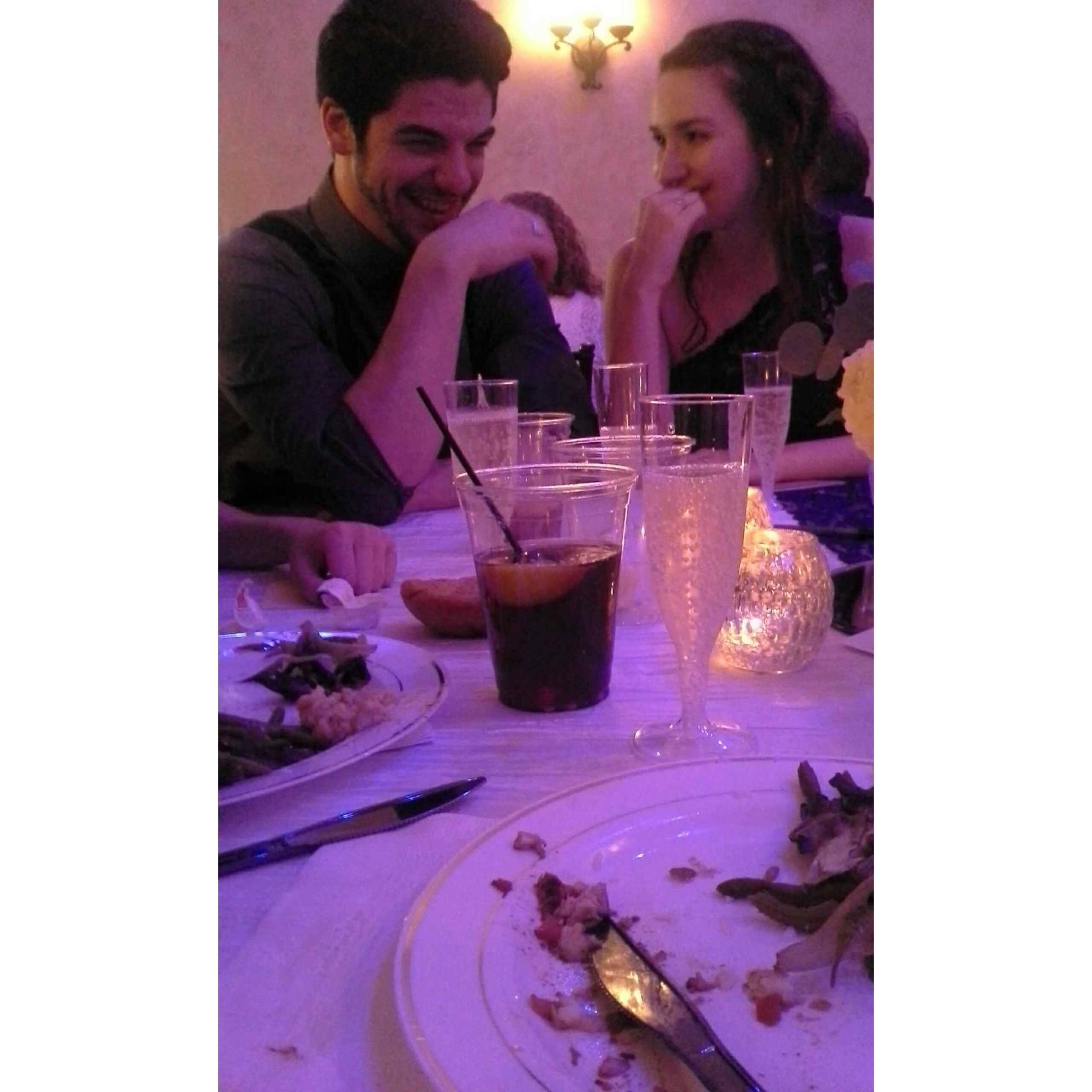 Shoutout to Carisse for taking one of the first photos of us, we made things official a month later <3