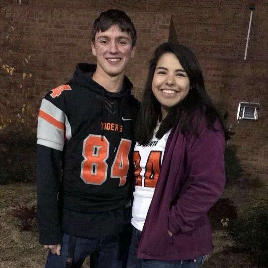 Our first photo together as a couple! 2018