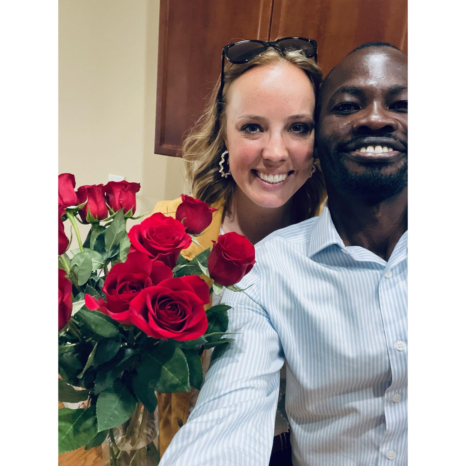 Daniel is always buying Jewlz flowers and treating her like a Queen!