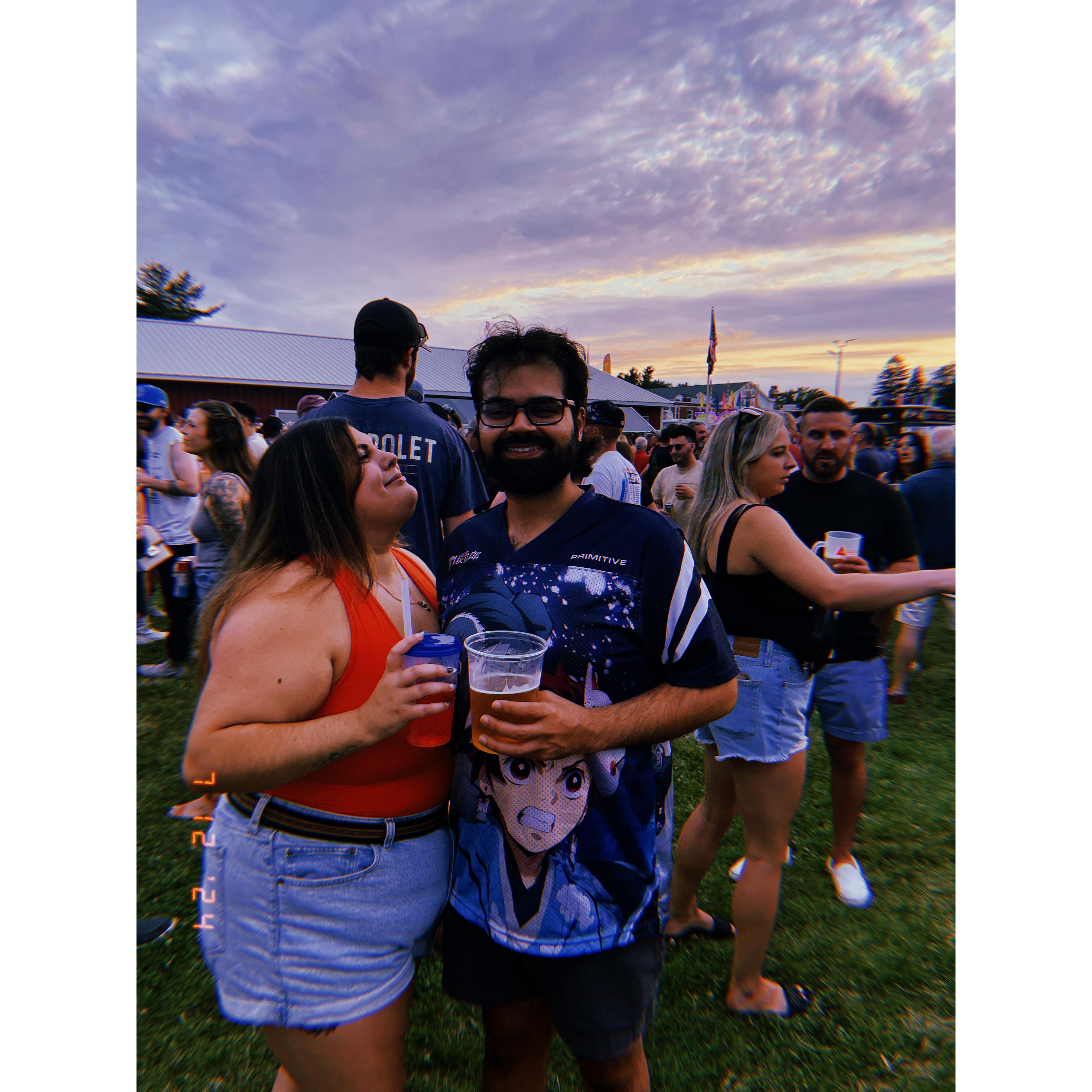 Experienced Buffalo ~culture~ at a Beer Tent during a Lawn Fete (yes, we had to google what that was).