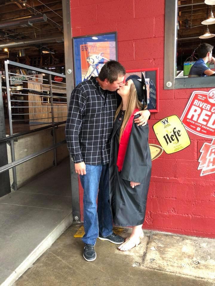 Danielle's college graduation.
